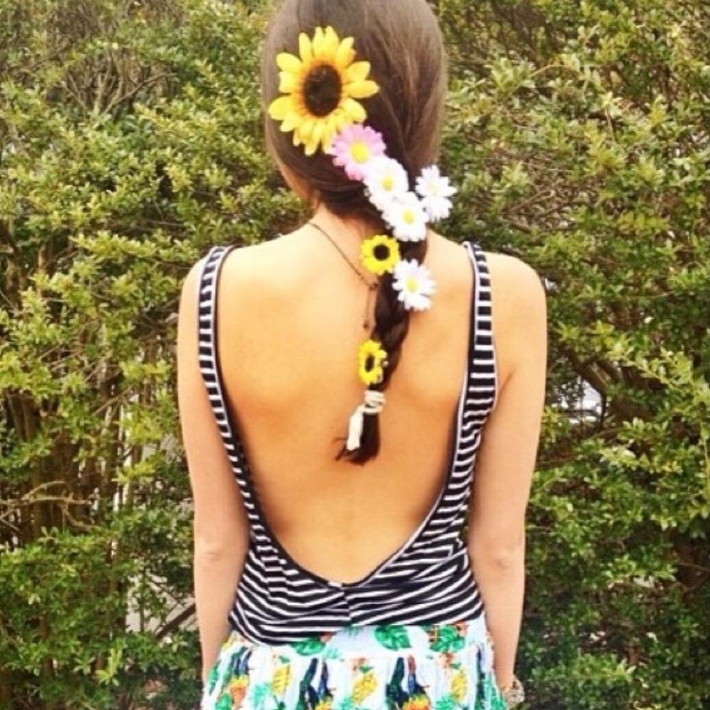 LF striped low back tank
